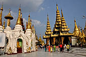 Yangon Myanmar. Shwedagon Pagoda (the Golden Stupa).  